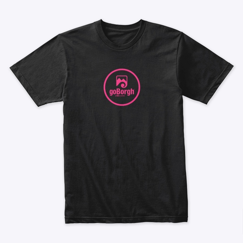 goBorgh Hot Pink Circle Logo
