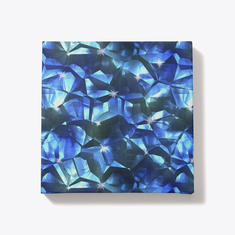 Blue Crystal Pattern 