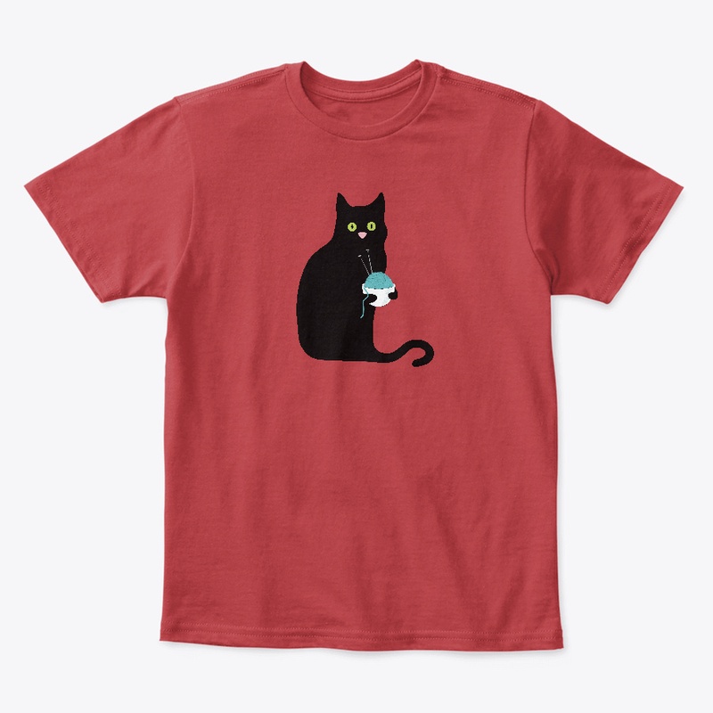 Knitting Ramen Kitty