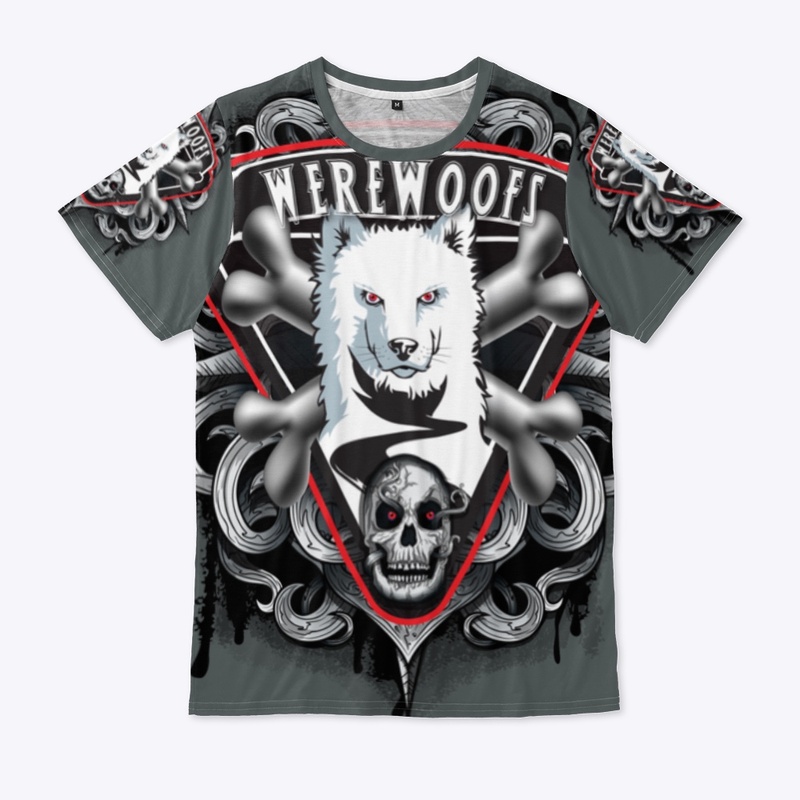 WereWOOFS Royal All-Over-Print T-Shirt
