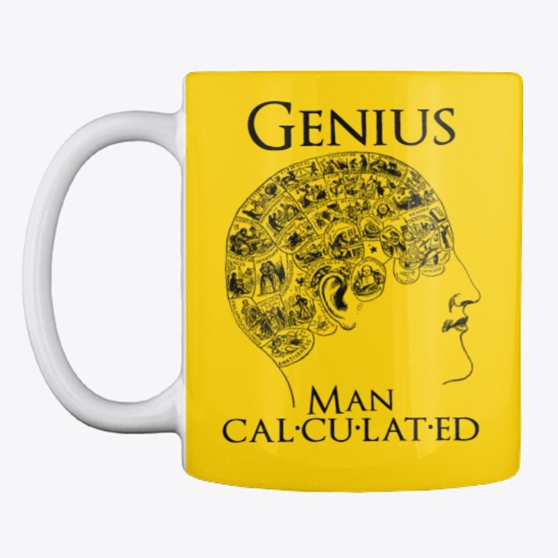 Man Brain Calculated Genius Mug