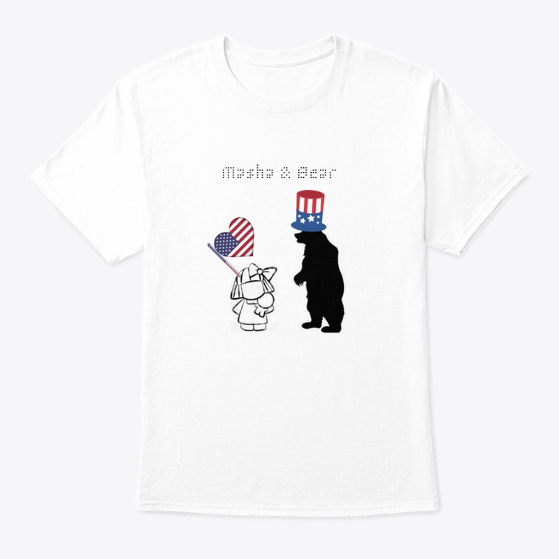 Masha & Bear Happy Independence day Tee!