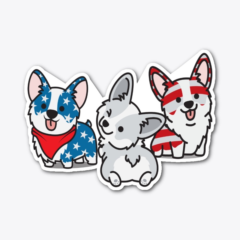 Patriotic 4th Of July Corgi Lover Gift