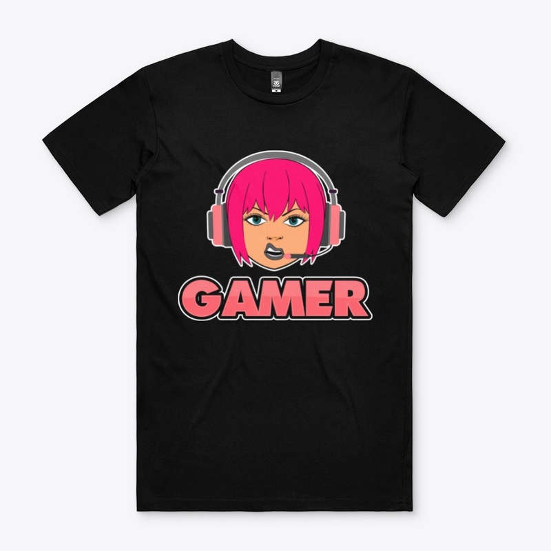 Pink Gamer Girl 