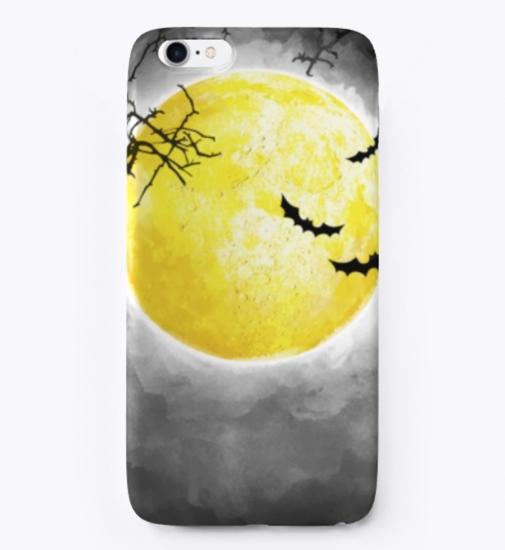 scary and dark halloween phone cover