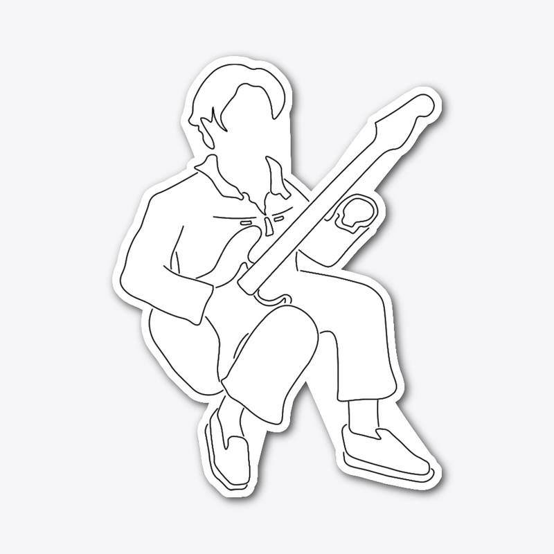 Simon's Invisible Jumpsuit Sticker
