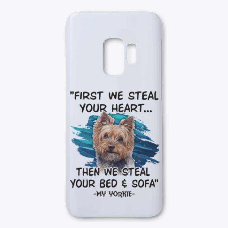Funny Yorkie Lover Gift First Steal