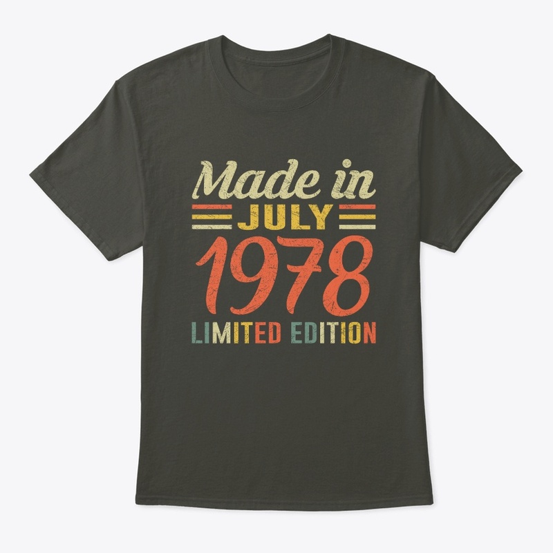 July 1978 T-shirt Born In 1978 