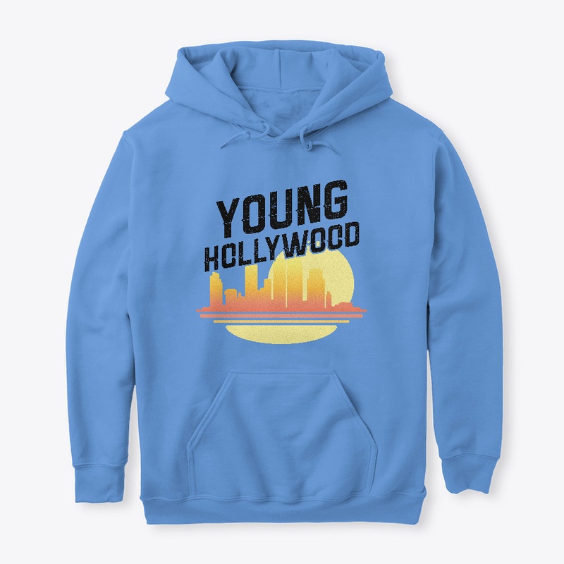 YH Sunset Logo (Black) — Pullover Hoodie