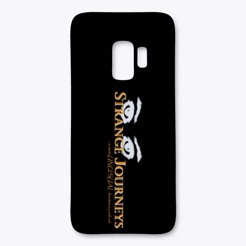 Strange Journeys black logo Samsung case