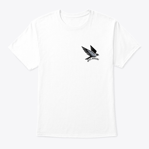 Apex Ascent White T-Shirt Front