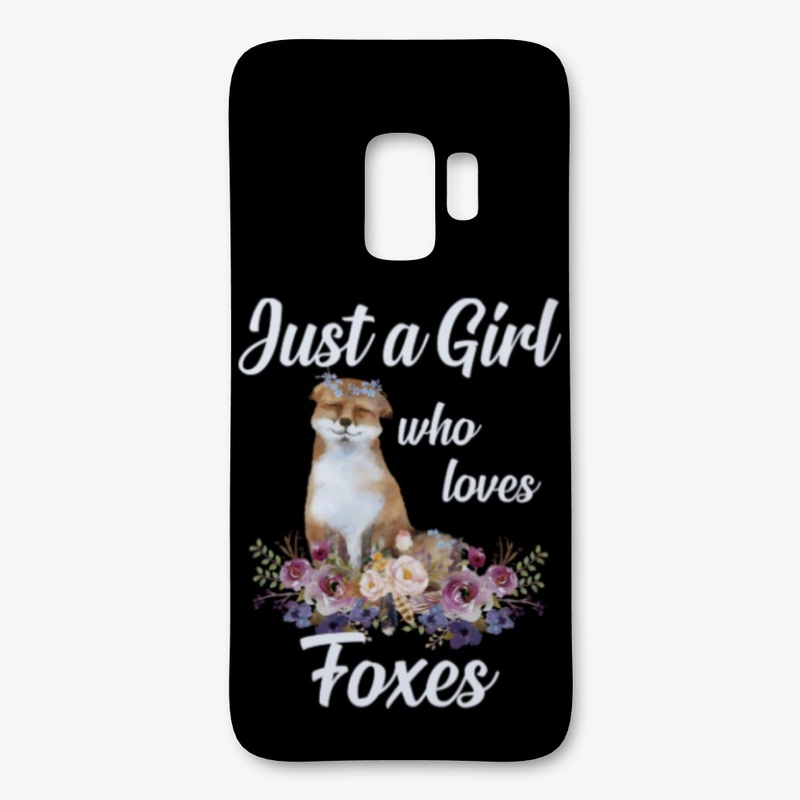 Girl Loves Foxes Flower Style