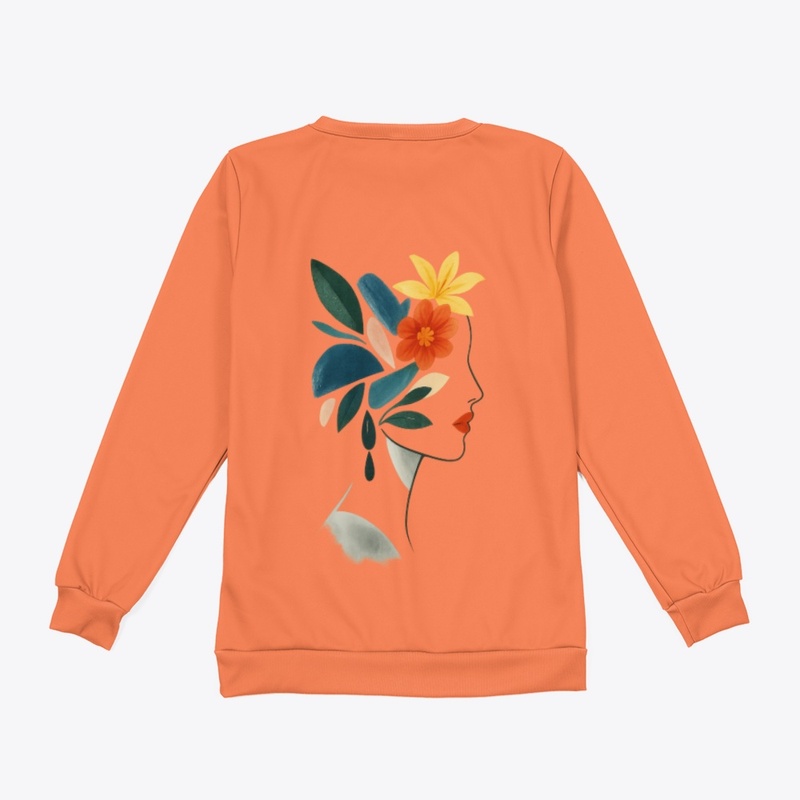 Blooming Silhouette – Art Collage