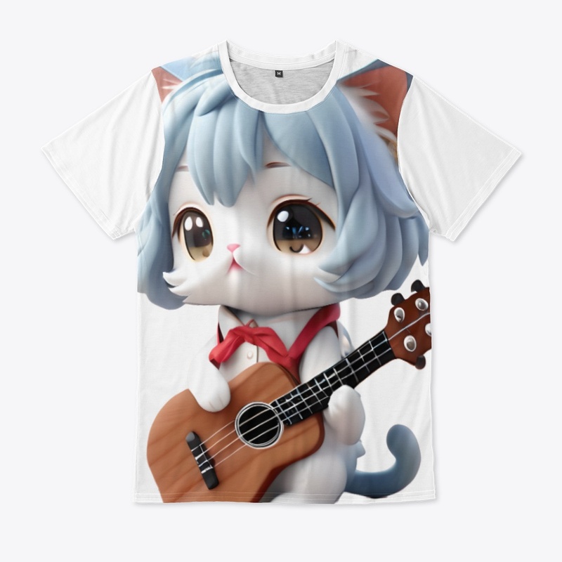 Ukulele Cute Kitten