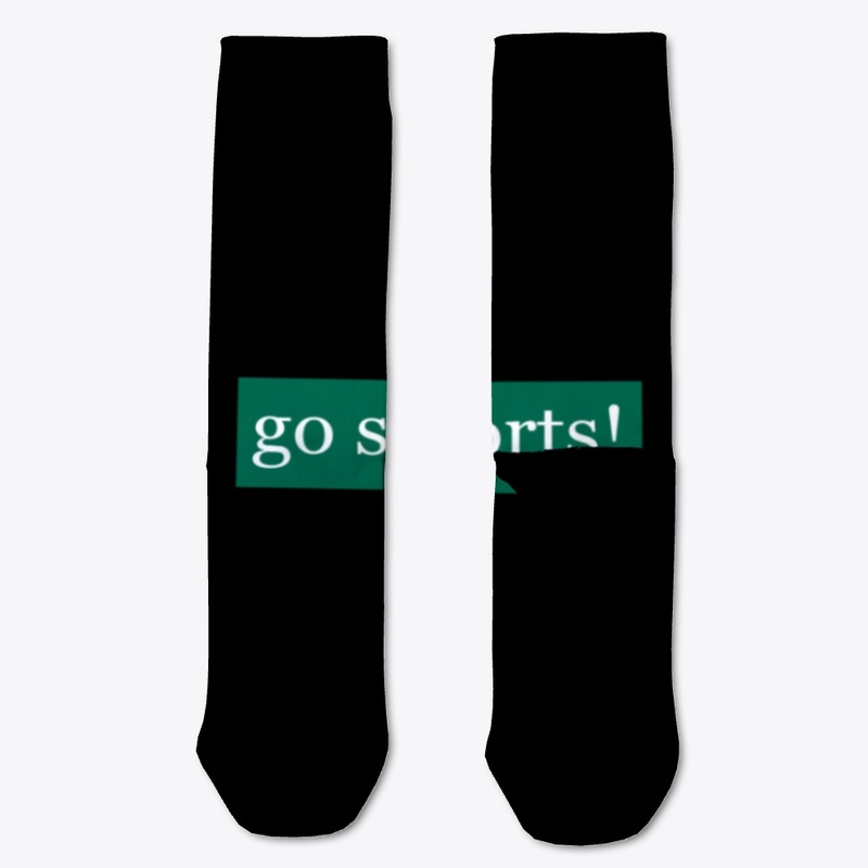 Go Sports Written in White on Green