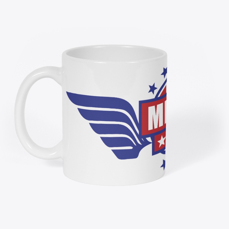Merica.Style Logo Mug (full-wrap|white)