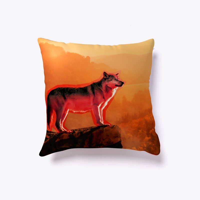 Cliff-Top Wolf