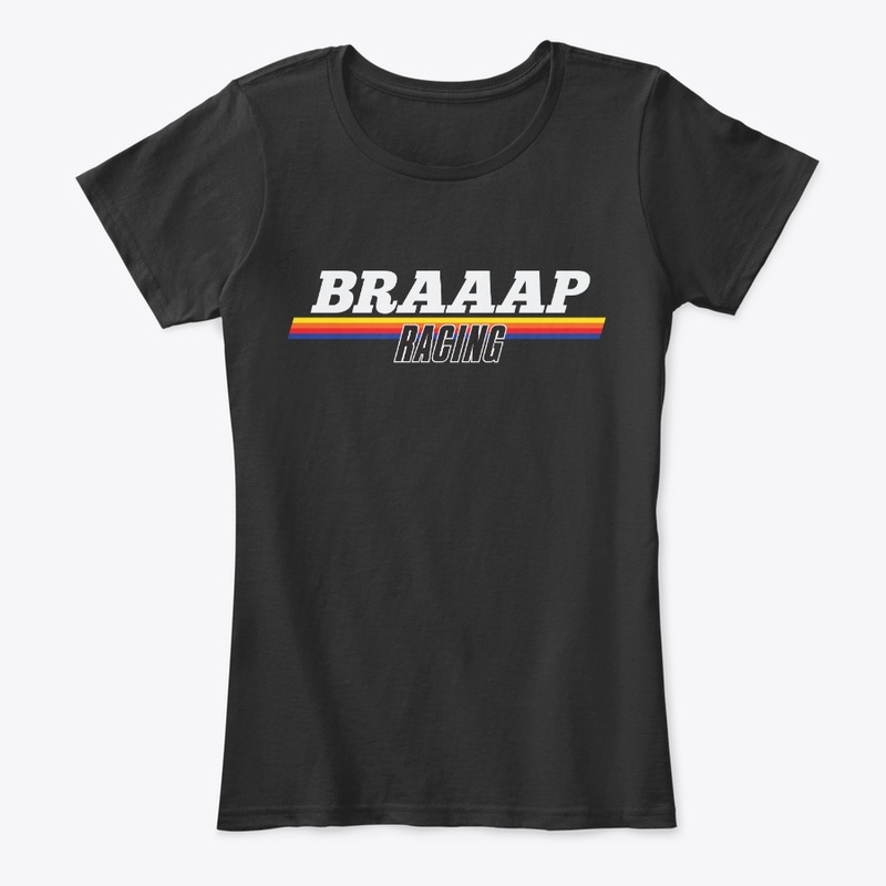Braaap logo retro motocross