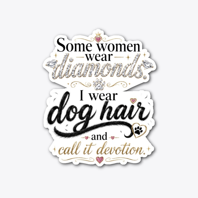 Diamonds & Dog Hair Tee