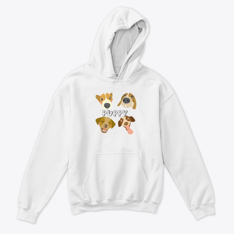 Kids Puppy Classic Pullover Hoodie