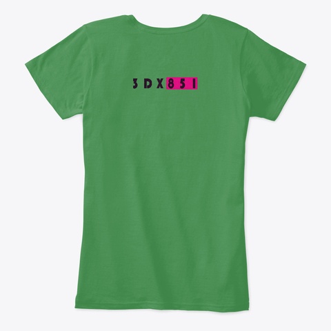 3 Dx851 Kelly Green  Kaos Back