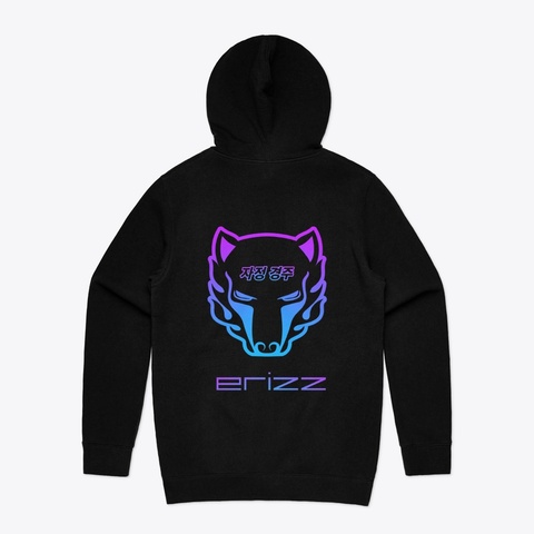 New Erizz Design Version 2 Black T-Shirt Back