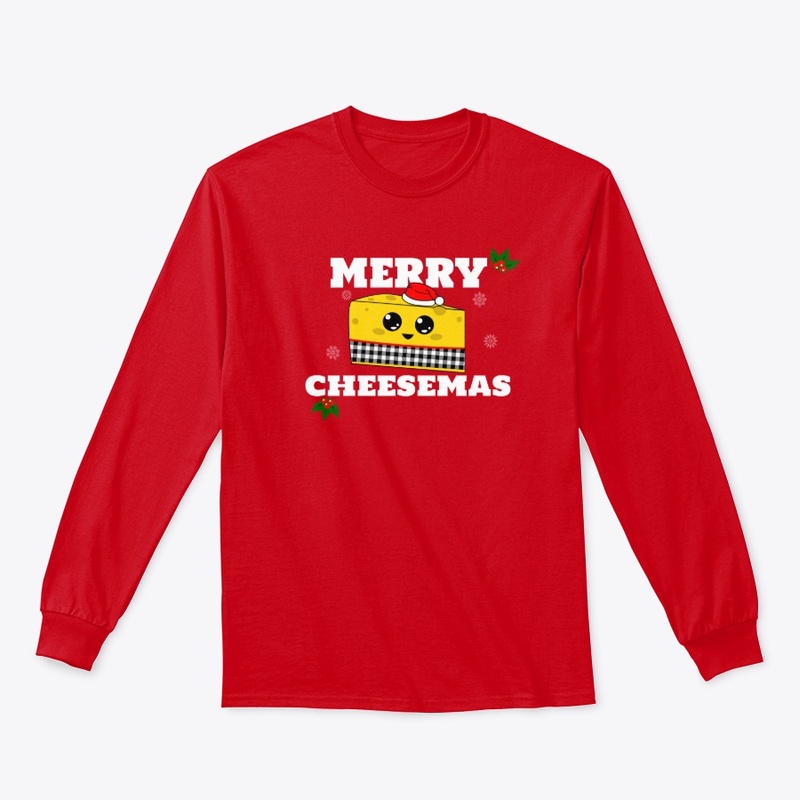 Funny Christmas Kawaii Merry Cheesemas
