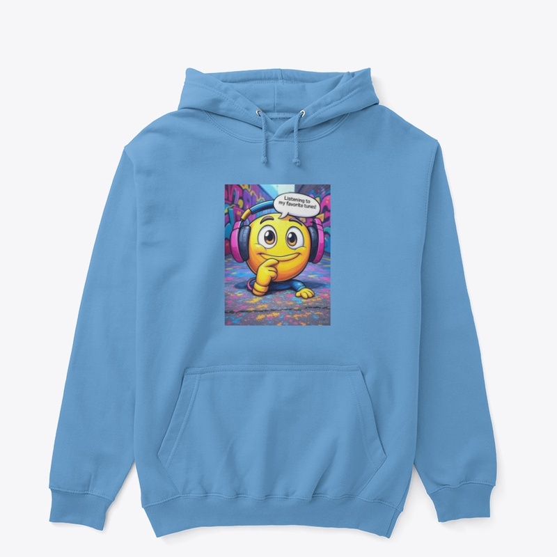 "Emoji Beats: Street Vibes Hoodie"