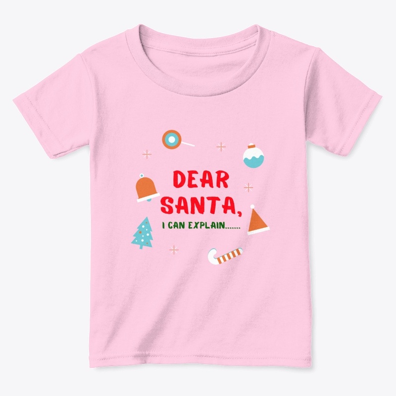 Dear Santa Christmas Kids Tee
