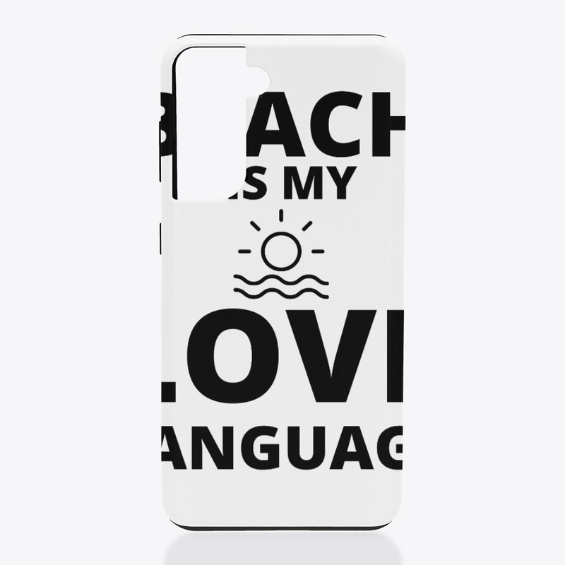 Beach is my love language funny summer q