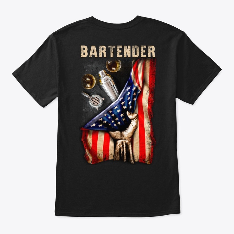 Proud American Bartender Shirt