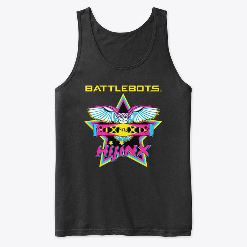 HiJinx on black tank