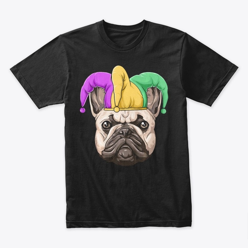 Mardi Gras French Bulldog Carnival Hat