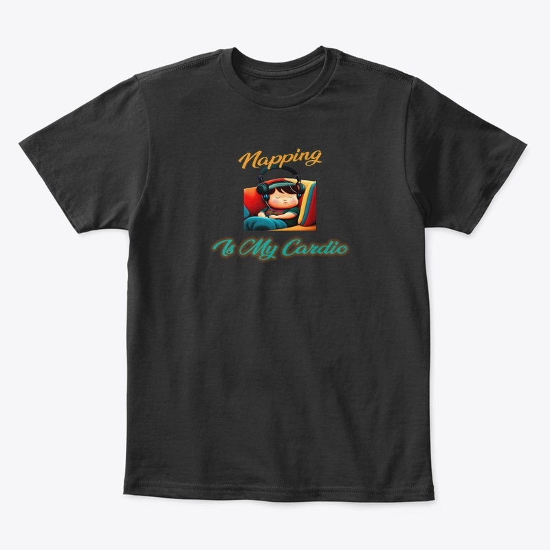 Cute Napping Cartoon T-shirt