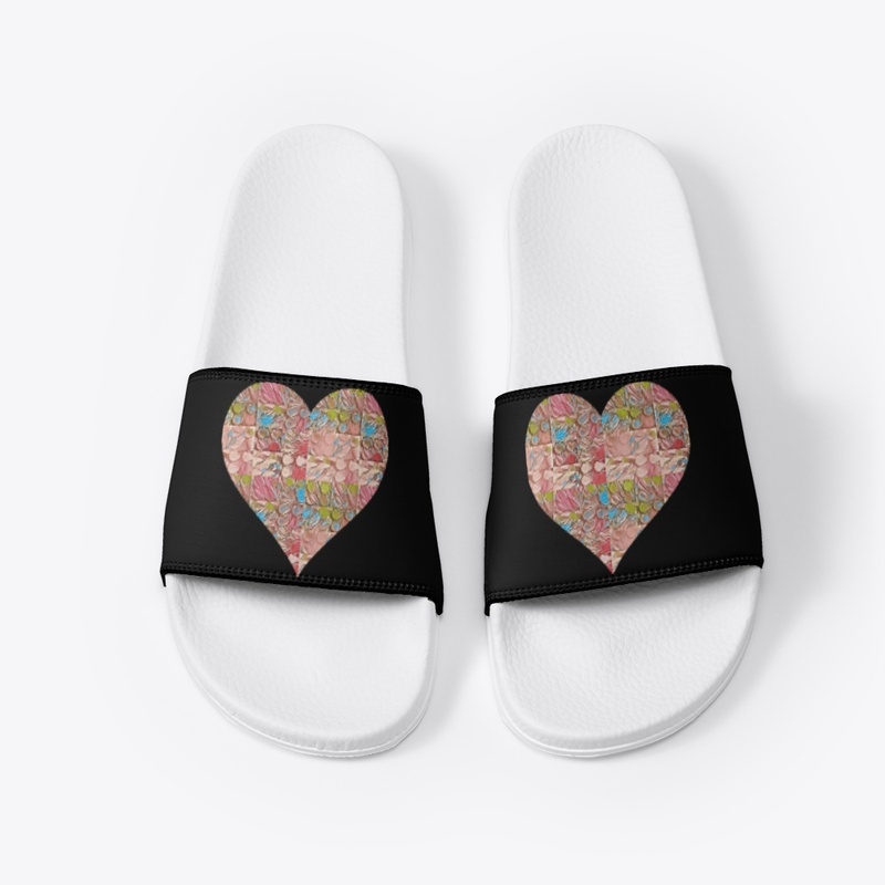 Floral Me Pink Heart 