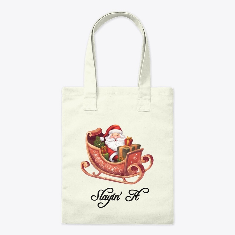 Slayin' It White Santa Design 1