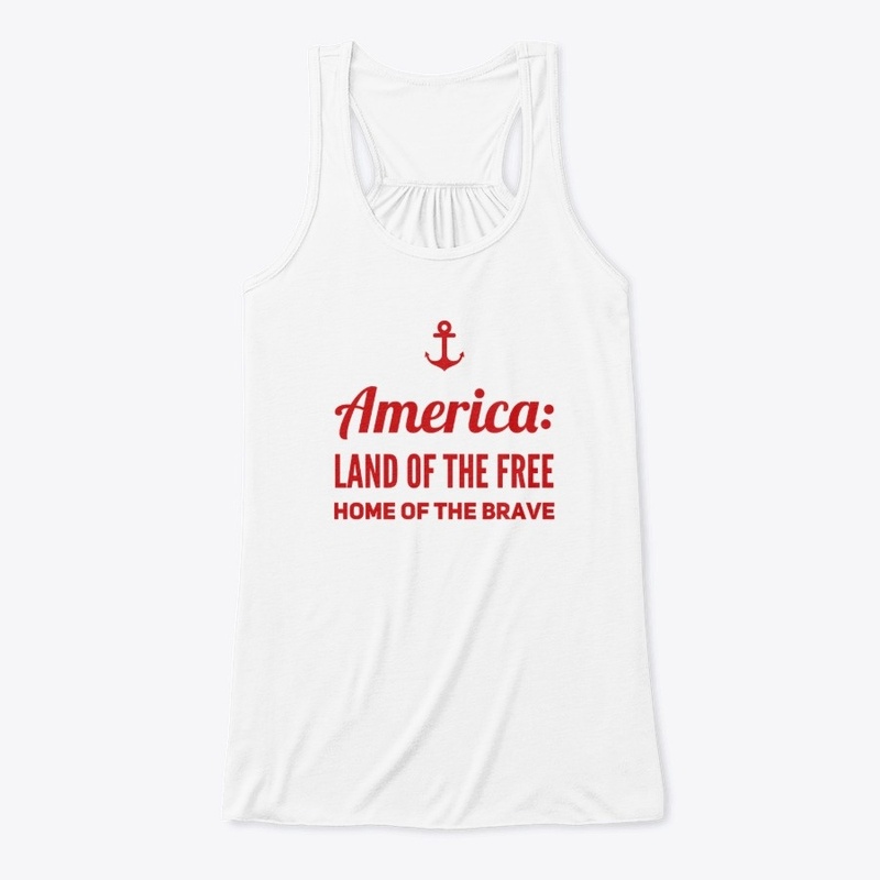 America Land of the Free Patriotic