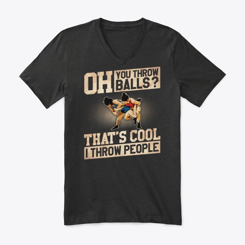 Wrestling I Throw People Woman