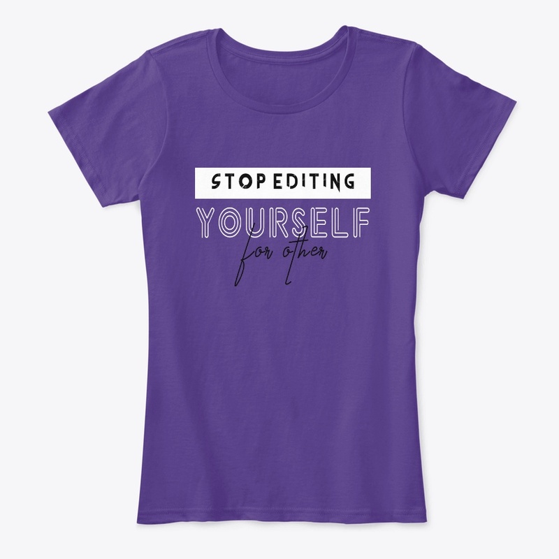 Stop Editing T-shirt Design