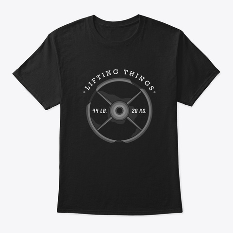 Strength Training With Dumbbells Uoshr Black T-Shirt Front