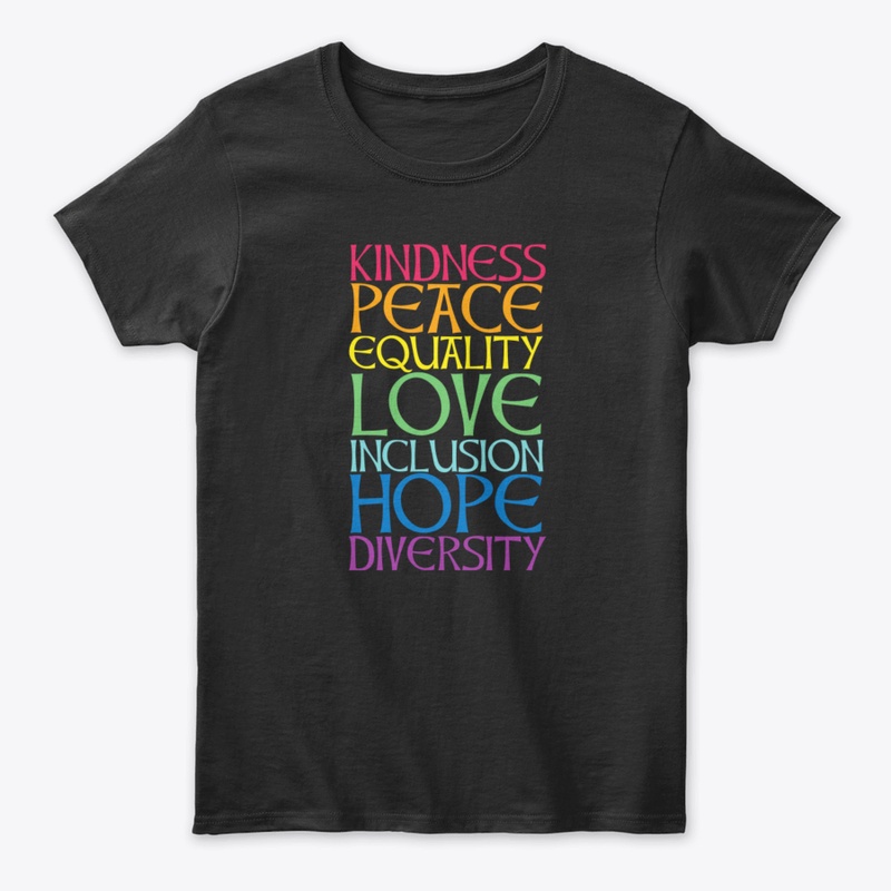 Peace Love Inclusion Equality Diversity 