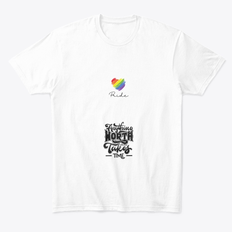 White tshirt with designs