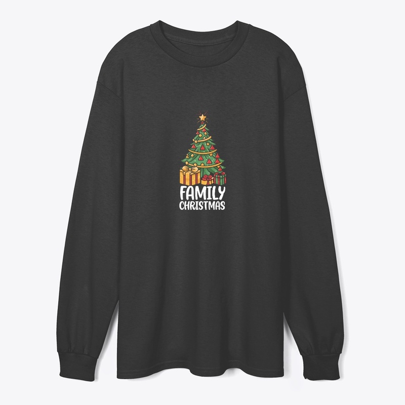 Falimy christmas t shirt design