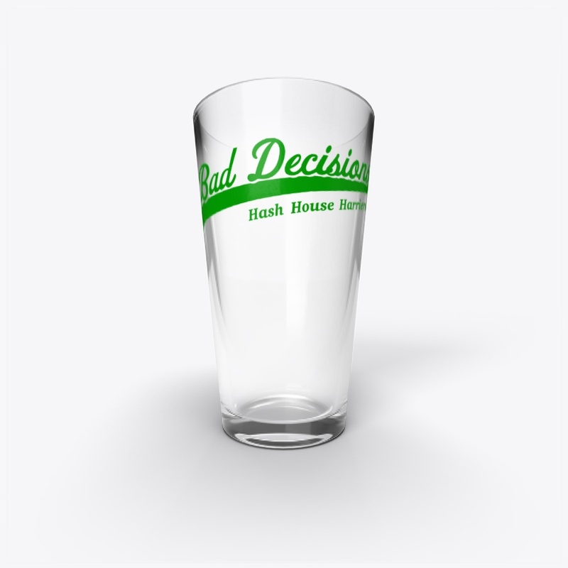 Green Pint Glass