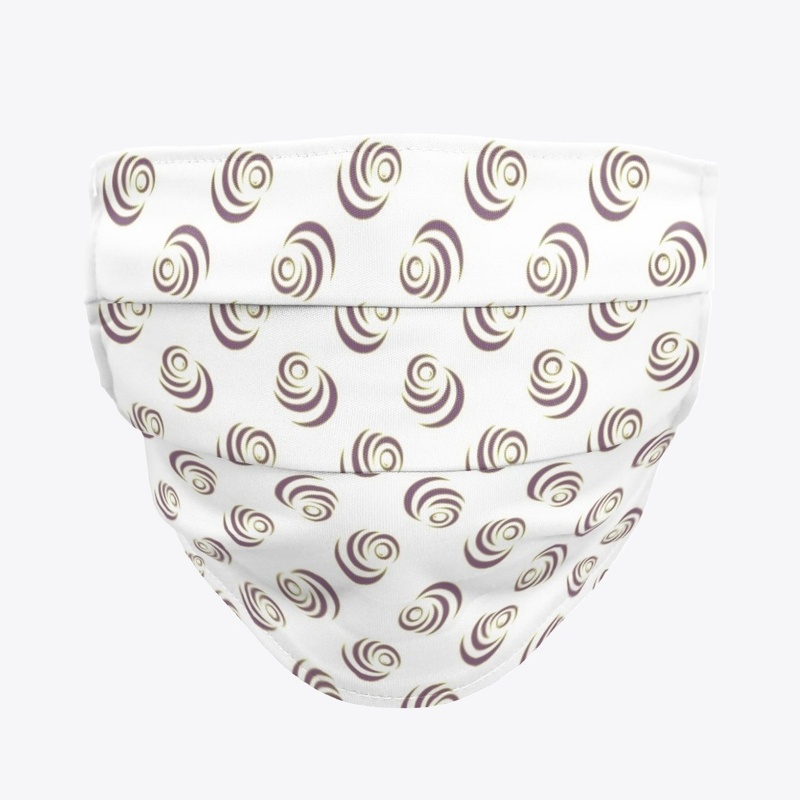 Swirl Half Moon Face Mask