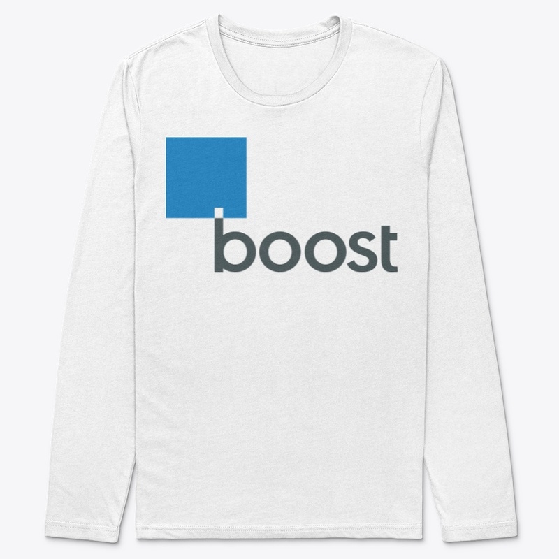 White Logo T-shirt- Short or Long Sleeve