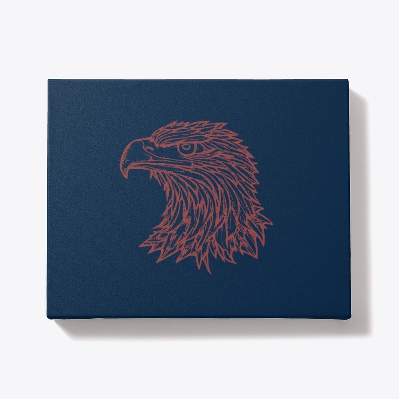 Fierce Eagle Head - Vintage Tribal Style