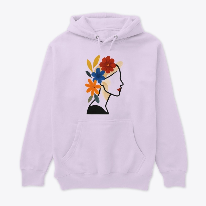 Petal Mask Portrait – Fashion Collage