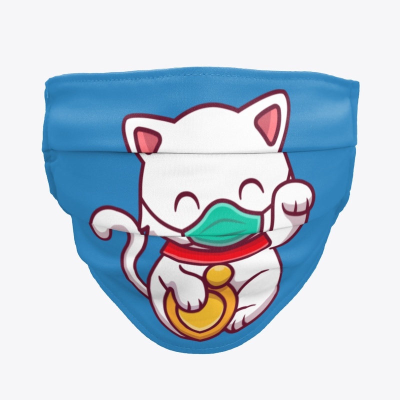 Cat wearing mask