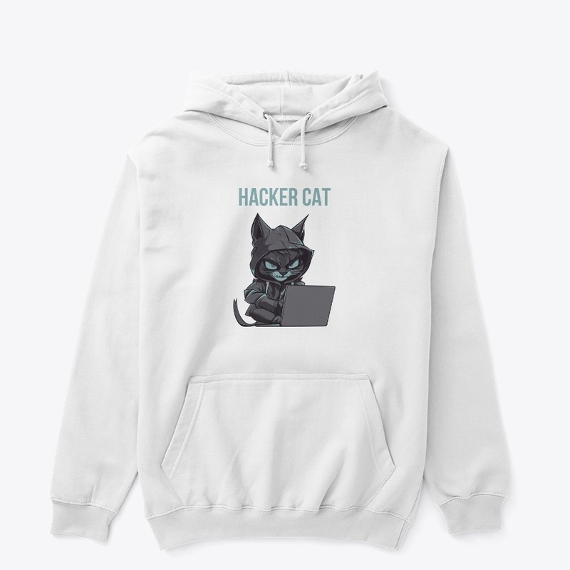 Hacker Cat T-Shirt / High graphic print